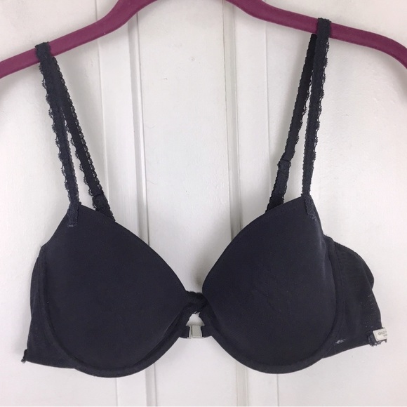Gilly Hicks close-front bra Navy Blue 36C - Picture 1 of 7